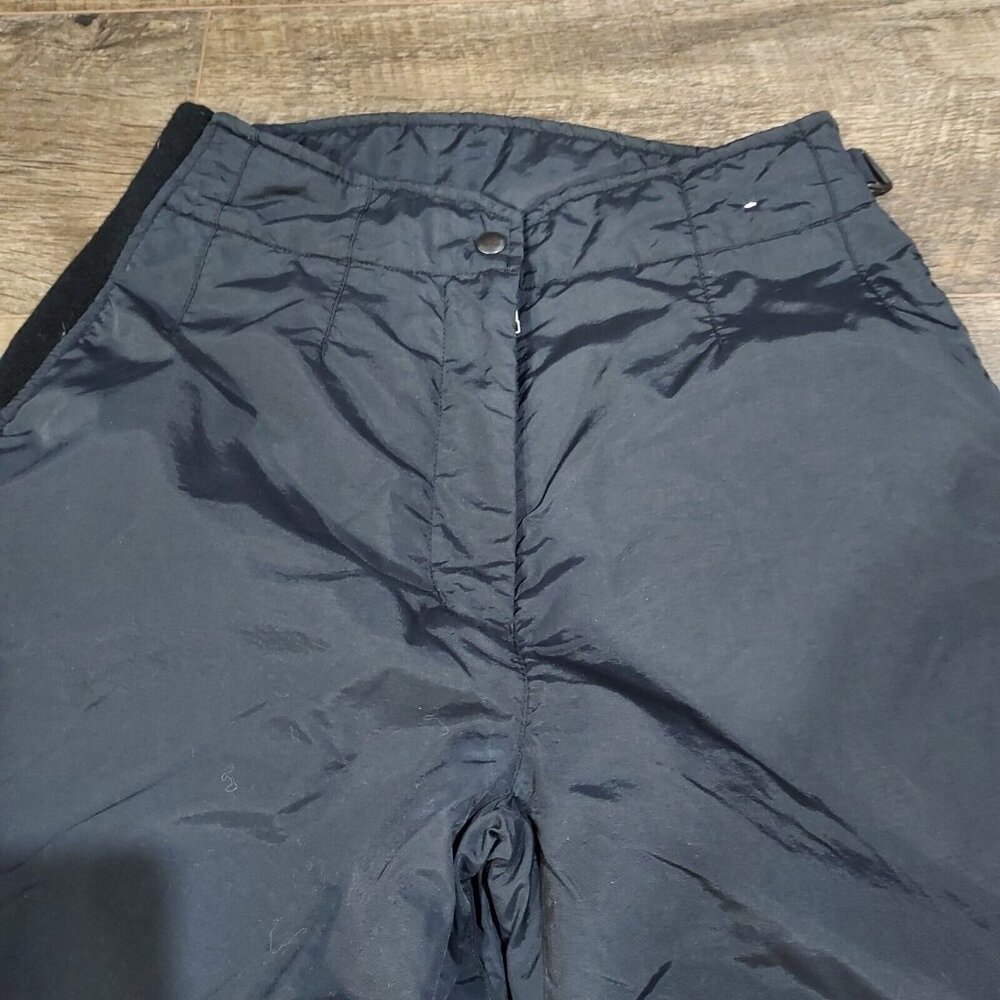 Obermeyer Ski Pants Size 10 Snow Board Black Water Proof Resistant - Picture 10 of 16